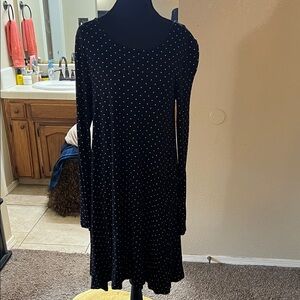 Black Polka Dot Dress
